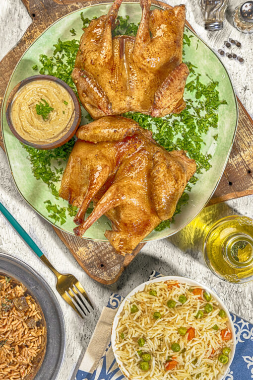 Grilled Pigeons - حمام مشوي