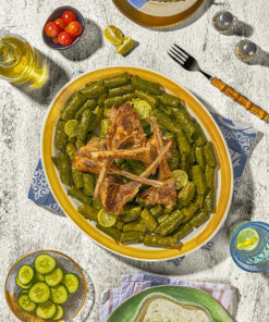 Lamb Chops With Vine Leaves - ورق العنب مع الريش الضاني