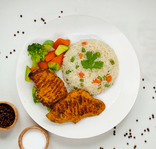 Grilled Chicken Fillet Rice Meal - وجبة فيليه الدجاج المشوي بالأرز