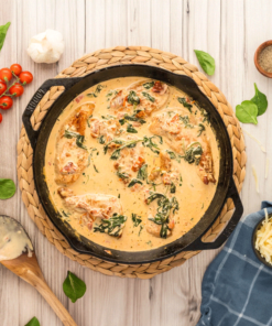 Creamy chicken Tuscan  -  دجاج التوسكان الكريمي