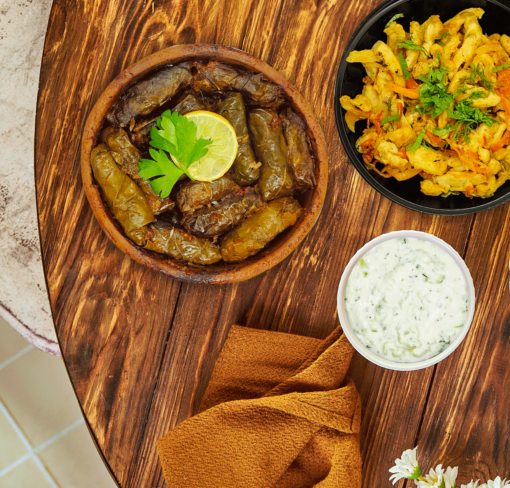 Stuffed Vine Leaves Meal - وجبة محشي الورق عنب